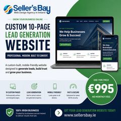 Custom 10 Page Lead Generation Website Only 995 Euro