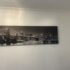 Black & White New York City Canvas Wall Art