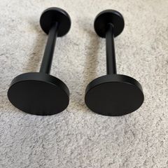 Next matte black metal curtain tiebacks