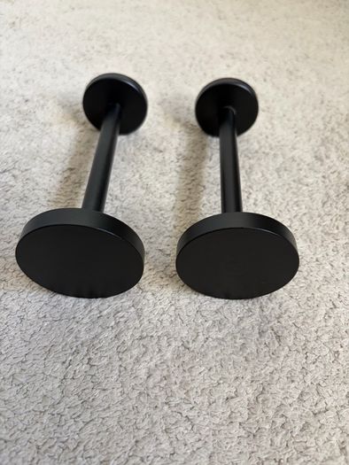 Next matte black metal curtain tiebacks