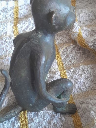 old bronze monkey
