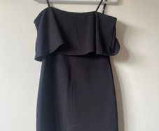 boohoo black dress