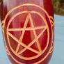 Carved wooden Pentagram Chalice Image 7