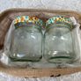 2 Fancy Jars & Hessian Basket Image 2
