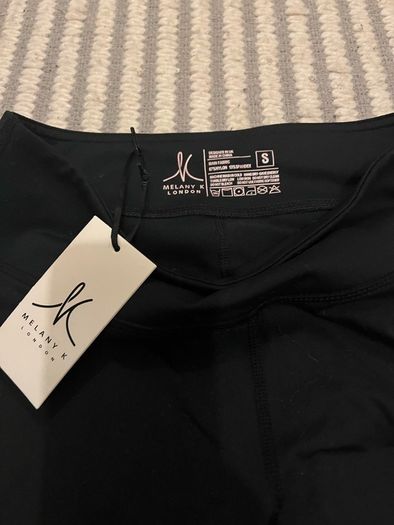 MELANY K sports leggings black new with tags
