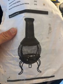 Brand new fire pit. No box, but unbuilt