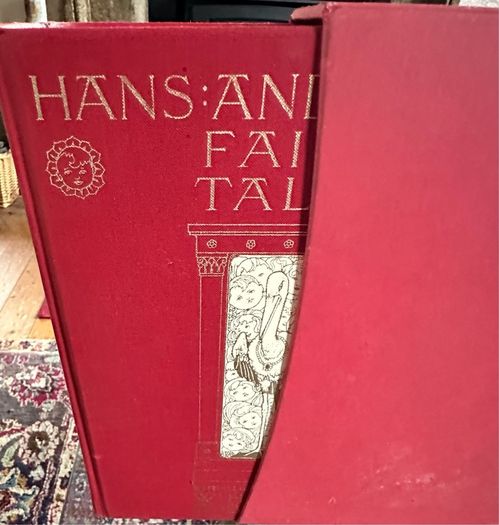 Delve into the enchanting world of Hans Christian Andersen with "Hans Anderson's Fairy Tales" presented by The Folio Society in 2001. This hardcover edition, graced with the whimsical illustrations of W. Heath Robinson, offers a timeless collection that t