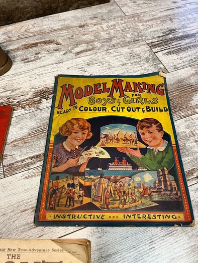 vintage book magazine