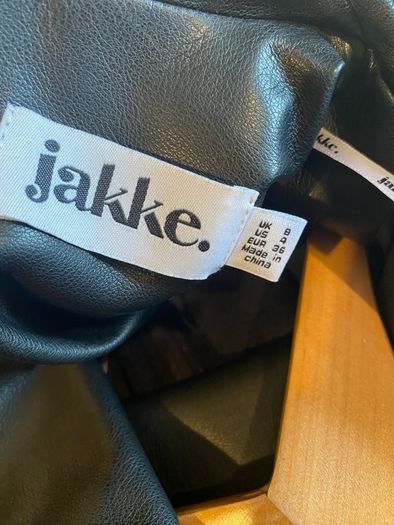 Jakke Vegan Leather Uk 8