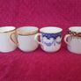 Vintage Cups  X 4 Image 2