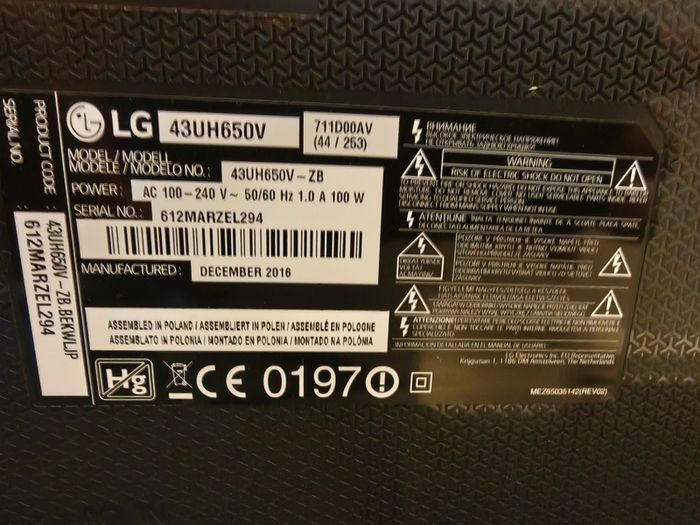 Original LG Wi-Fi & Bluetooth Module LGSBWAC61 with IR Receiver & Ribbon Cable