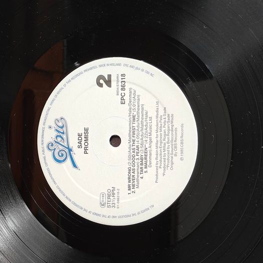 Sade, Promise G/F LP original Europe Press