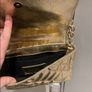 Zara Gold Quilted Chain Shoulder Bag / Evening Bag Image 3