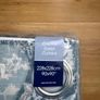 Foliage Azure Eyelet curtains 90"x90" Image 2