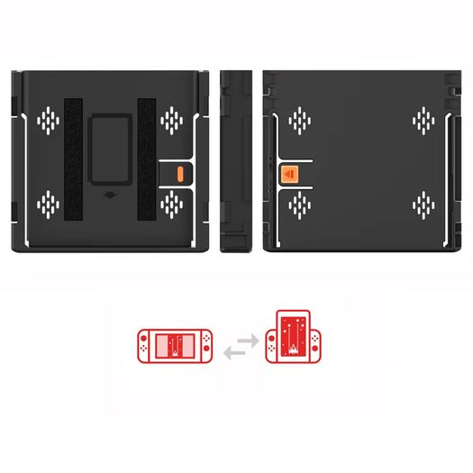 Grip Flip Vertical Bracket for NS OLED/Switch Game Console Joystick Controller Holder Stand for Nintendo Switch Accessories
