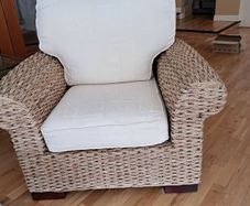 3 Piece Cane Upholstered Suite