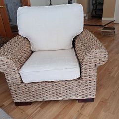 3 Piece Cane Upholstered Suite