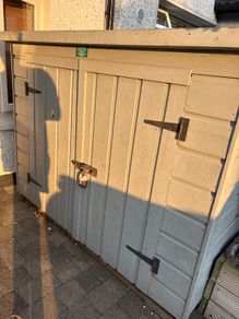 Bike shed made by BAUMANNS