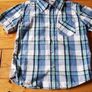 Blue Check Shirt Age 5-6 Image 2
