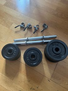 2x 10kg dumbbell set