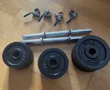 2x 10kg dumbbell set