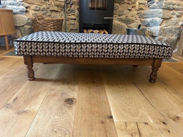Upholstered Footstool/Ottoman