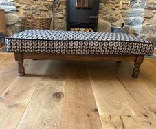 Upholstered Footstool/Ottoman