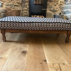 Upholstered Footstool/Ottoman