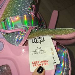 rollerblades ajustable pink