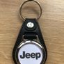 Brand new synthetic leather Jeep key ring with shopping trolley token/coin Image 2