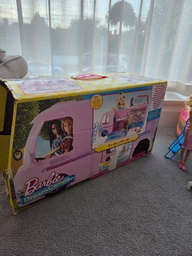 Barbie Dream Camper Van with dolls and accessories!!!