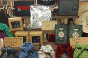 D&amp;D handmade dice bag and dice set