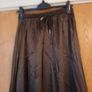 Decollage  Silk Look Skirt.   S- One Size -12--14. Image 2