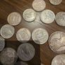 World Silver Coin Lot 860 Grams Silver Mixed Countries and Condition Image 8