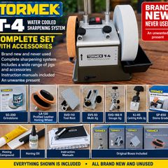 Tormek T4 Sharpening