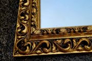 Antique french giltwood mirror