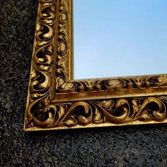 Antique french giltwood mirror