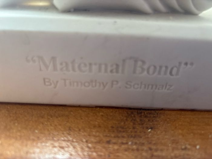 Marble "Maternal Bond" by Timothy P. Schmalz