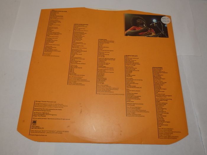 Joan Armatrading Show Some Emotion Uk Pressing 1977 Lp