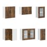 11 Piece Kitchen Cabinet Set Smoked Oak Image 5