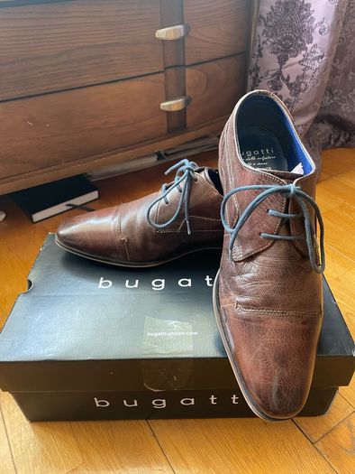 Bugatti men's brown shoes - EU 43 (UK 9/9.5)