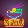 Custom LED Neon Sign - Any Logo, Word or Design, Acrylic Backed Image 3