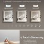 LED Bathroom Mirror Cabinet with Storage White, 50x60 cm, Defogging, Magnifying Mirror, USB & Power Outlets Image 2