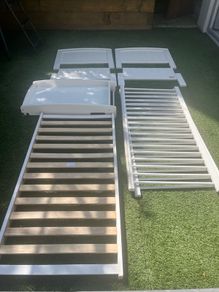 Child's cot and changing table