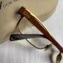 GOK WAN Brown Rectangle Glasses Frame Mod 06 - 25262841 and Hard Case Holder Image 2