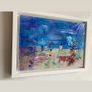 48cm Framed Original Seascape Coastal Art painting  Abstract Painting Original artwork Image 5