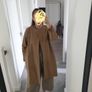 Cos Leather Coat Size Uk 14 Image 7