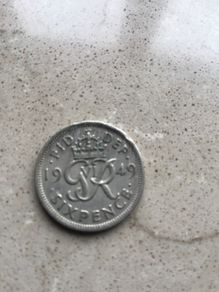 Old English Sixpence 1949