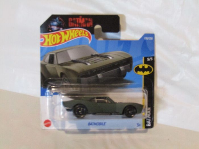 Hot Wheels The Batman Batmobile Olive Green Diecast Car Brand New Sealed