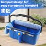 Window Cleaning Kit with 12L Bucket, 35cm Window Squeegee and 38cm Scrubber with 155cm Long Handle, Professional Window Cleaning Equipment Washing Kit Cleaner Tool for Home Outdoor Commercial Use Image 5